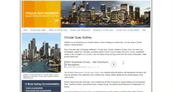 Desktop Screenshot of circular-quay-holidays.com.au