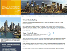 Tablet Screenshot of circular-quay-holidays.com.au